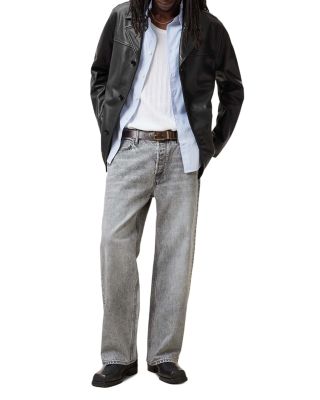 Lucas Regular Fit Leather Coat