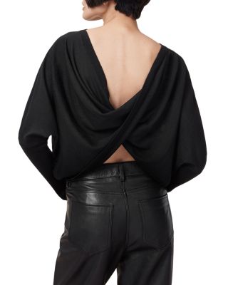 Julieana Wool Wrap Sweater