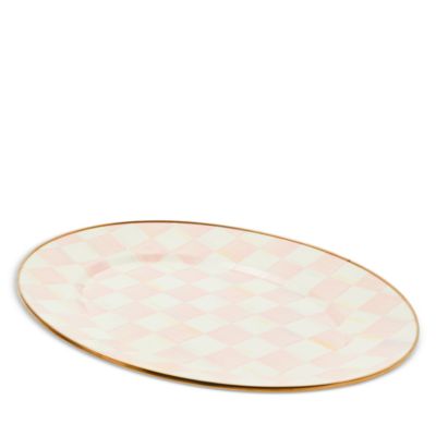 Rosy Check Medium Oval Platter