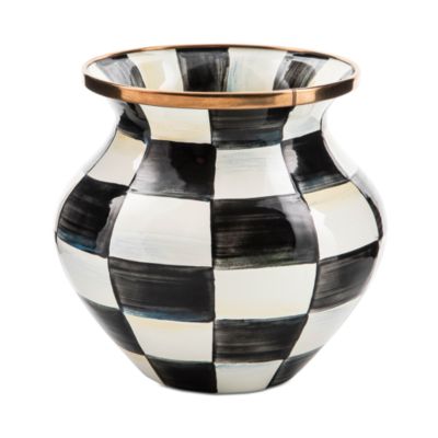 MacKenzie-Childs - Courtly Check Enamel Vase