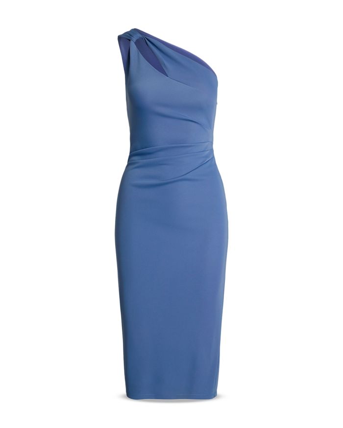 Jersey One Shoulder Cocktail Dress