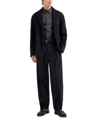 Regular Fit Geometric Pattern Sport Shirt