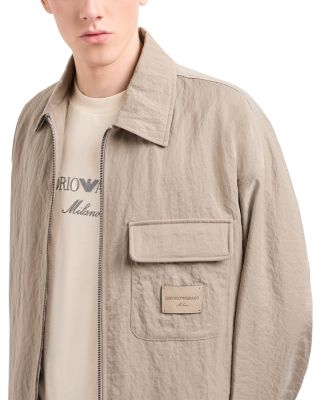 Regular Fit Nylon Trucker Jacket