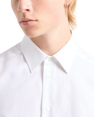 New York Regular Fit Micro Chevron Dress Shirt