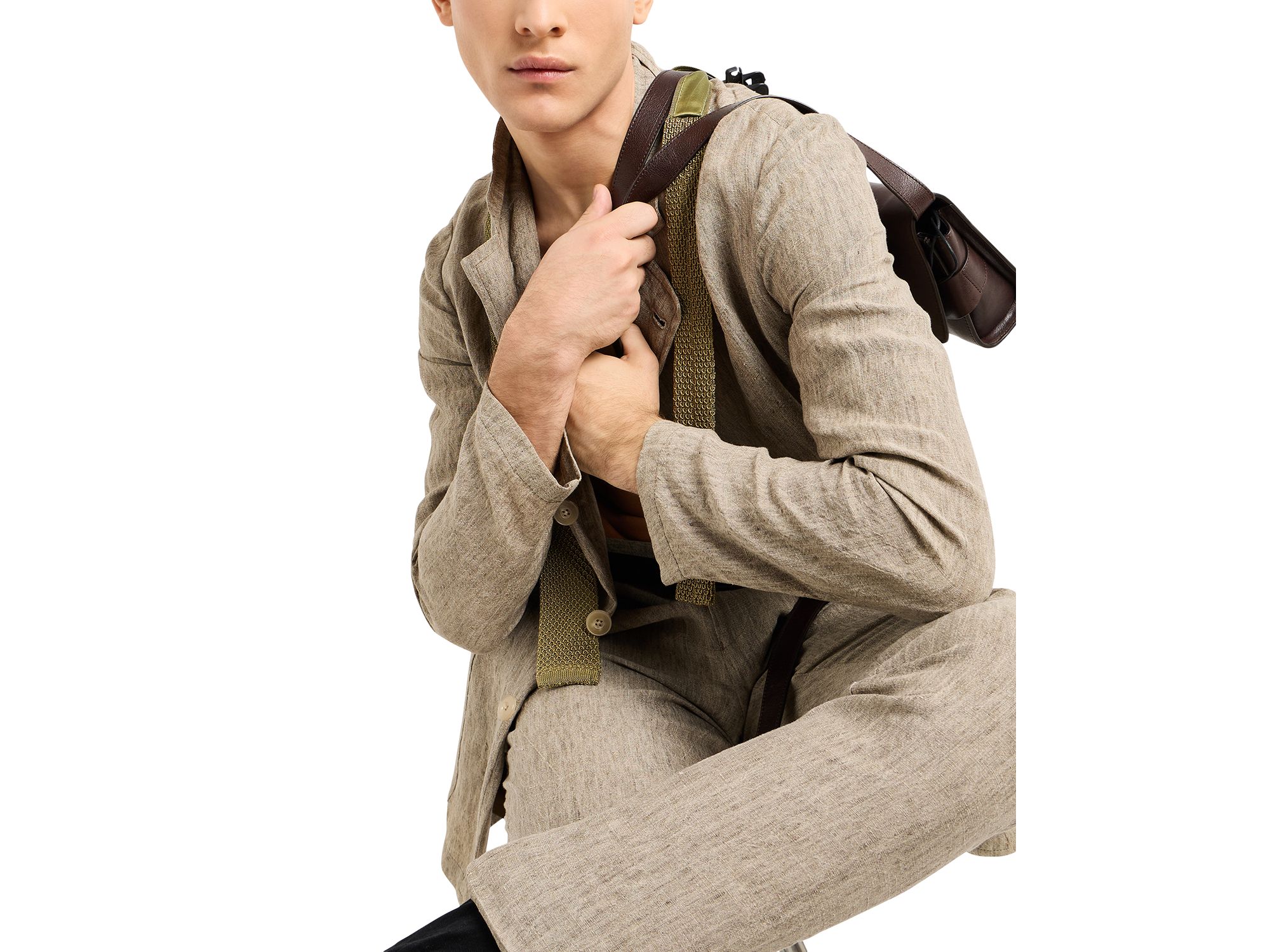 Crepe Delave Linen Trouser — Image 5