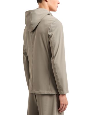 Regular Fit Detachable Hooded Inner Bib Blazer