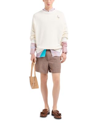 Flamingo Motif Sweatshirt