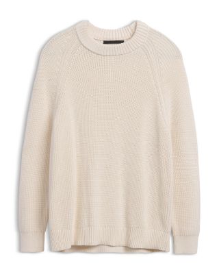 Oversized Cotton Fisherman Sweater