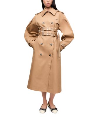 Double Belt Trench Coat