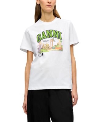 GANNI - Logo Graphic Tee