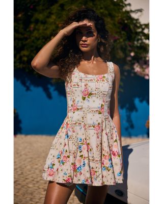 Kristen Meraki Floral Mini Dress