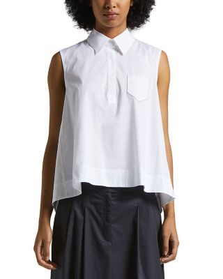 Peserico - Sleeveless One Button Shirt