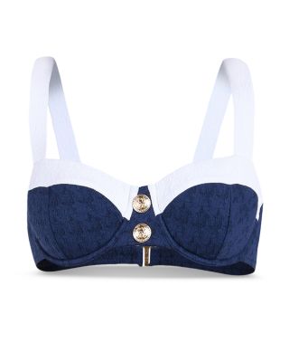 Alexandria Color Blocked Bikini Top