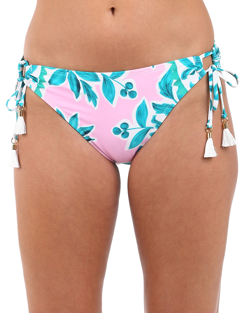 La Blanca Opulent Adjustable Loop Hipster Bottom In Multi