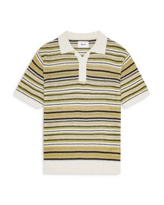 NN07 - Noam Knitted Striped Polo