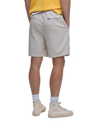 Relaxed Fit Linen Blend Shorts 