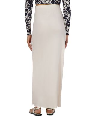 Brushed Straight Skirt