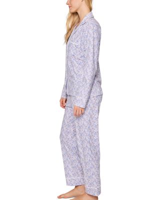 Fleur d'Azur Long Pajama Set