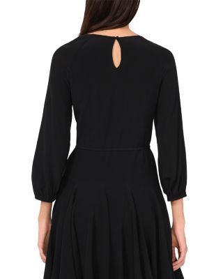 Three Quarter Sleeve Mini Dress