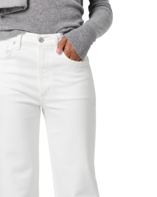 Palma High Rise Straight Leg Jeans in Soft White