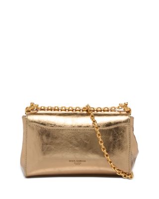 Small Metallic Leather Shoulder Bag