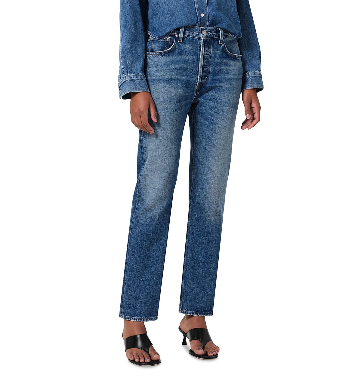 Citizens of Humanity Blaine High Rise Straight Leg Jeans