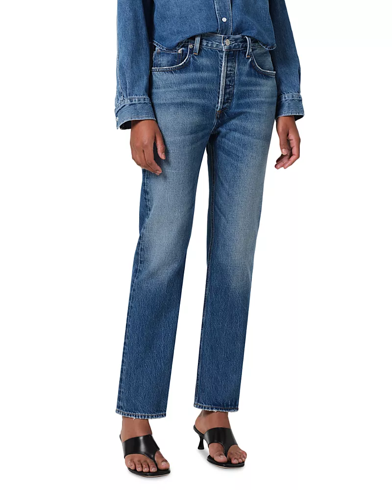 Citizens of Humanity Blaine High Rise Straight Leg Jeans in Chaya