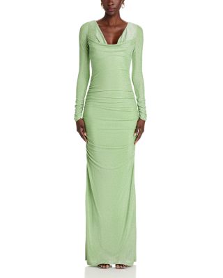 Rafaela Metallic Knit Maxi Dress