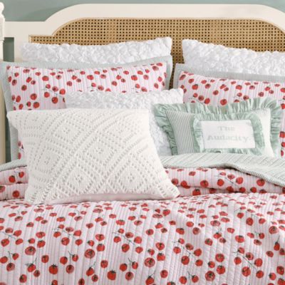 Crochet Diamond Decorative Pillow, 20&amp;quot; x 20&amp;quot;