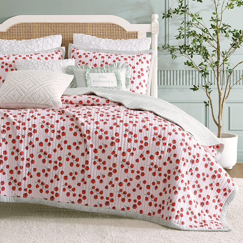 Peri Home Tomayto Tomahto Quilt Set, Twin In Multi