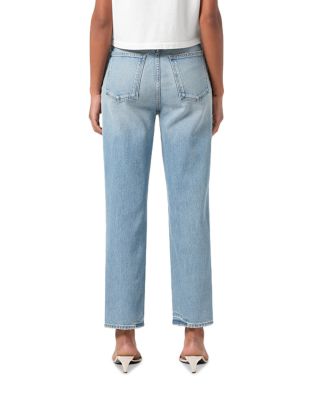 90&#39;s High Rise Straight Leg Jeans in Ripple