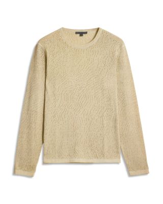 John Varvatos - Camden Mesh Stitch Crew Sweater
