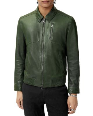 John Varvatos - Kai Aviator Leather Jacket