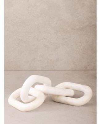 Eternity White Marble Links Decorative Chain