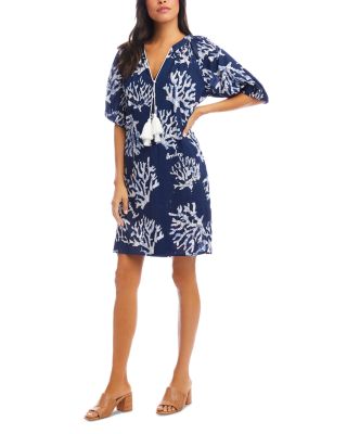 Puff Sleeve Tassel Dress