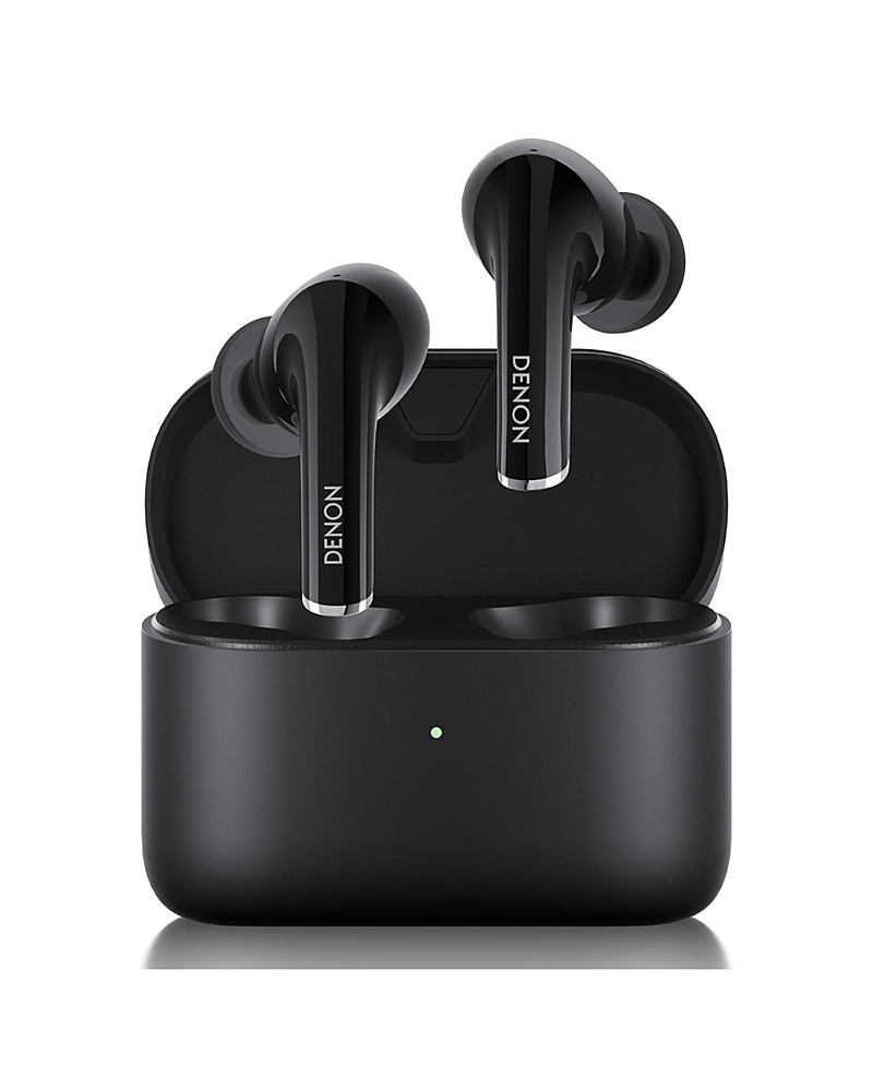 Denon Ah-c830ncw True Wireless Earbuds With Active Noise-cancellation In Black