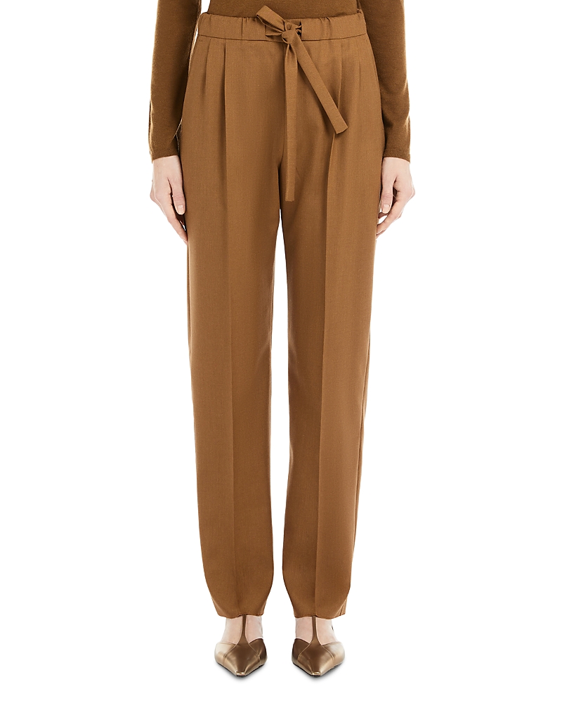 Max Mara Edere Pants In Tobacco