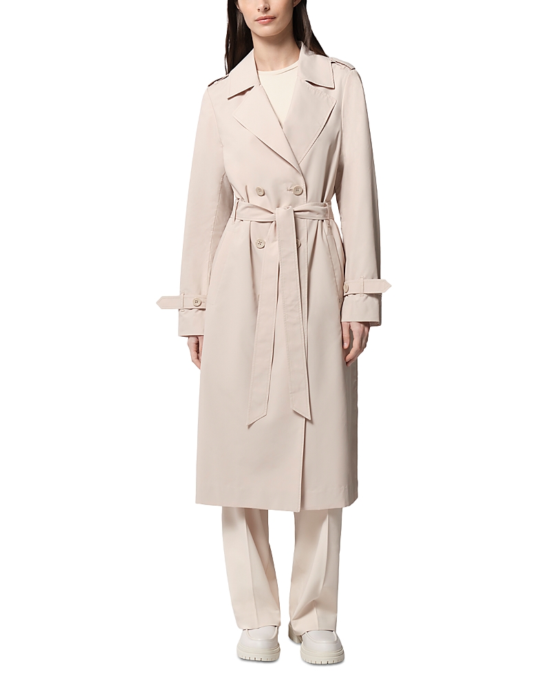 Soia & Kyo Modular Utility Trench Coat In Mist