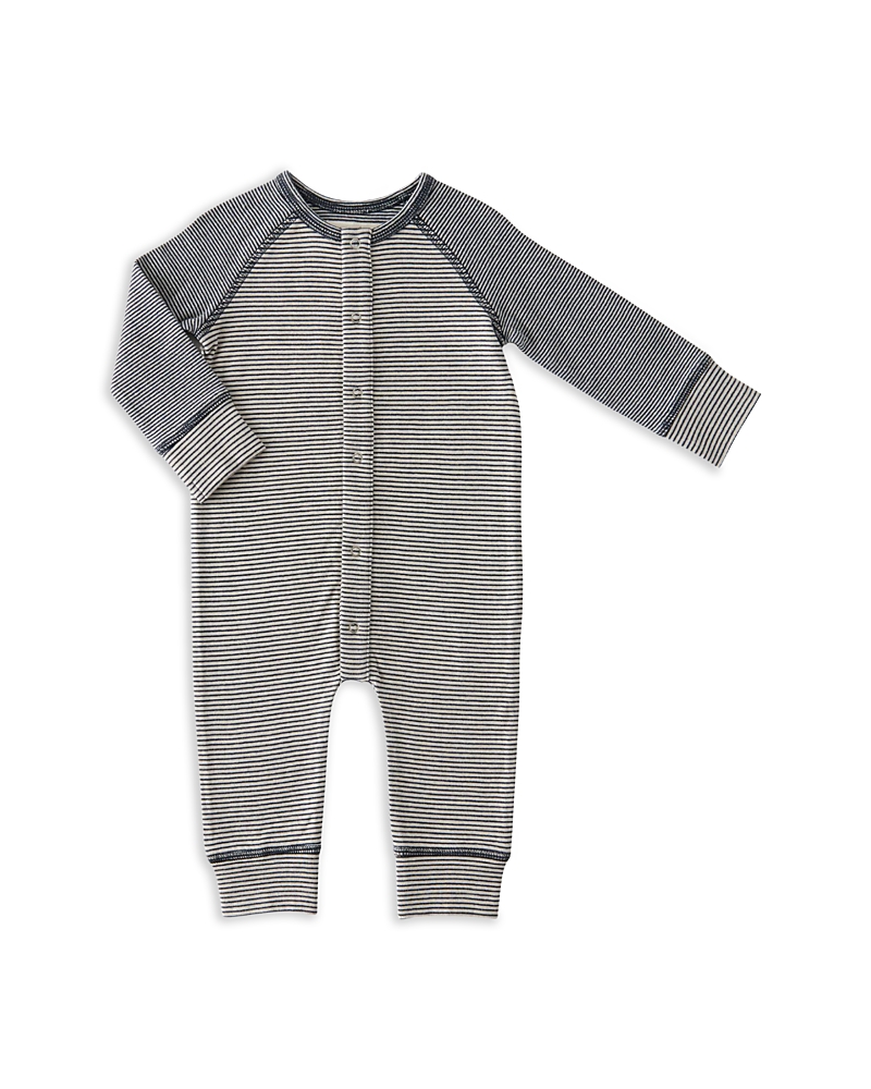 PEHR UNISEX SAILOR STRIPED RAGLAN COVERALL - BABY