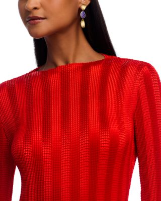 18K Yellow Gold Lunaria Color Charoite and Textured Link Drop Earrings