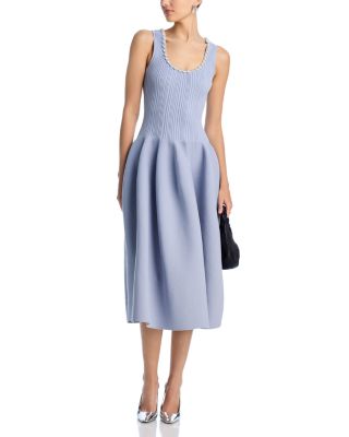 Embellished Knit Midi Dress