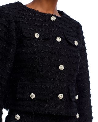 Flap Pocket Tweed Blazer - Exclusive