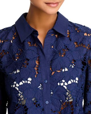 Seychelle Lace Button Front Shirt