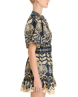 farm rio blue ainika tropical splendor mini dress Blue Ainika Tropical Splendor Mini Dress main image 1