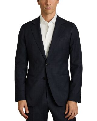 REISS - Slim Fit Hatch Textured Blazer