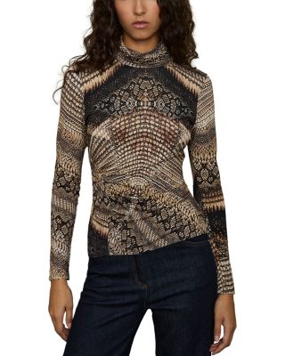 REISS - Naomi Snake Print Top