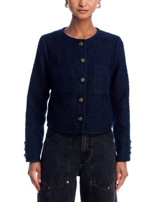 AQUA Tweed Jacket - Exclusive | Bloomingdale's