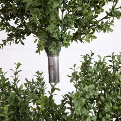 8' UV Resistant Artificial Boxwood Topiary Tree (Indoor/Outdoor)
