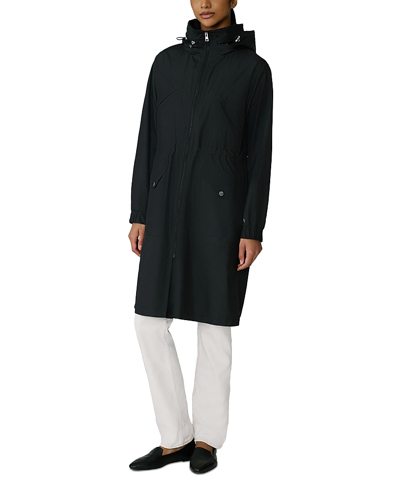Soia & Kyo Azarya Rainwear Coat In Black