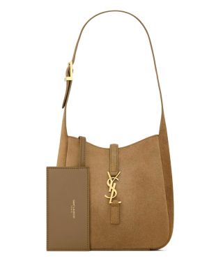 Le 5 &Agrave; 7 Supple Baby Shoulder Bag in Suede